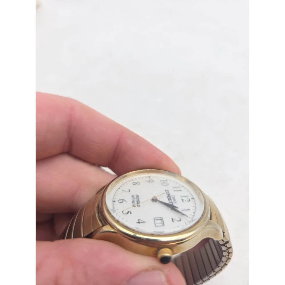 Timex Expedition Field Watch White Dial INDIGLO WR50M New Battery - TESTED WORKS